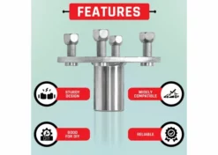 Best deal 😉 Mon Ster 4" X 4" Go-Kart Live Axle Hub With 1" To 3/4" Step-Down 🔔 -Cheap karts Store e41 8591 i