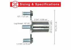 Best deal 😉 Mon Ster 4" X 4" Go-Kart Live Axle Hub With 1" To 3/4" Step-Down 🔔 -Cheap karts Store e41 8591 m1 nl