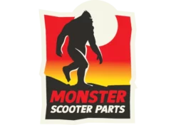 Promo ✔️ Monster Scooter Parts Sasquatch Sticker 🔔 -Cheap karts Store sundown squatch