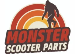 Promo ✔️ Monster Scooter Parts Sasquatch Sticker 🔔 -Cheap karts Store sunrise squatch