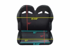 Promo ❤️ Mon Ster 27" Double Seat For Go-Karts 🔔 -Cheap karts Store x98 8336 1 1